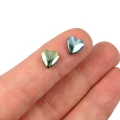 Hematyt niebiesko zielony wypukłe serce ok.8x8mm [przekładka]