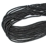 Hematyt czarny kula matowa fasetowana ok. 3mm