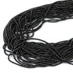 Hematyt czarny kula fasetowana ok. 2,2mm