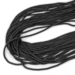 Hematyt czarny matowy walec ok. 2x4mm