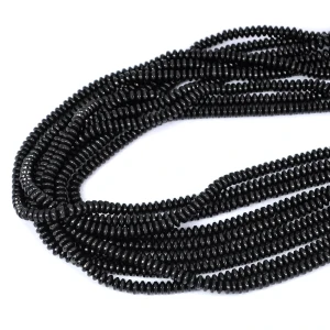 Hematyt czarny oponka gładka ok. 4x2mm
