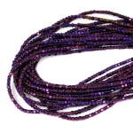 Hematyt fioletowy kostka ok. 3x3mm [obłe rogi]