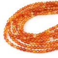 Agat karneol jasny kula gładka ok. 6mm