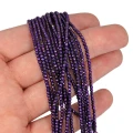 Hematyt fioletowy kula fasetowana ok. 2mm