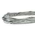 Hematyt srebrny matowy walec ok. 2x4mm