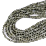 Labradoryt szaro zielony kula matowa ok. 4,5mm