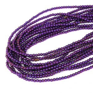 Hematyt fioletowy kula gładka ok. 4mm