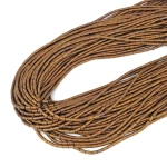 Hematyt jasna miedź matowa walec 2x4mm 