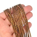 Hematyt jasna miedź matowa walec 2x4mm