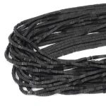 Hematyt czarny heishi mat ok. 2x1mm