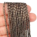 Hematyt brązowy prostopadłościan matowy ok. 3x4mm [obłe rogi]