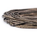 Hematyt brązowy matowy walec 2x4mm