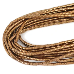 Hematyt miedziany talarek  ok. 4x2mm