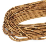 Hematyt miedziane złoto matowy prostopadłościan ok. 2x4mm
