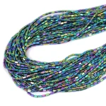 Hematyt multikolor prostopadłościan 2x4mm [obłe rogi ]
