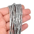 Hematyt srebrny matowy prostopadłościan ok. 2x4mm