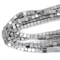 Hematyt srebrny kostka ok. 6x6mm