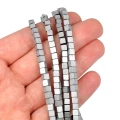 Hematyt srebrny kostka matowa ok. 4x4mm