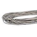Hematyt stare srebro matowy walec ok. 2x4mm