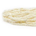 Perła hodowana biała oponka nieregularna ok. 2x2,5mm