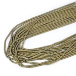 Hematyt szampańskie złoto matowy walec ok. 2x4mm