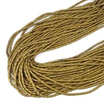 Hematyt złoty matowy walec ok. 2x4mm