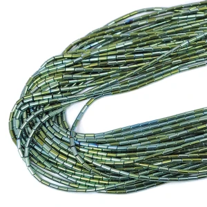 Hematyt zielony walec ok. 2x4mm