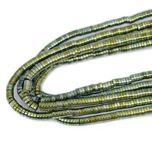 Hematyt zielony talarek ok. 6x2mm