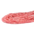 Jadeit grejpfrutowy kula fasetowana ok. 4mm