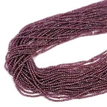 Granat kula fasetowana ok. 2mm