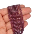 Granat kula fasetowana ok. 2mm