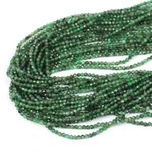 Szmaragd kula fasetowana ok. 2,3mm