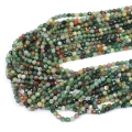 Agat indyjski kula fasetowana ok. 3mm