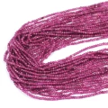 Rubin oponka fasetowana ok. 2x1,5mm