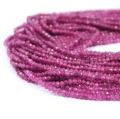 Rubin oponka fasetowana ok. 2x1,5mm