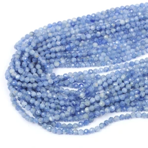 Kyanit jasny kula fasetowana ok. 3,3mm