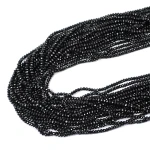 Turmalin czarny 2 oponka fasetowana ok. 3x2mm
