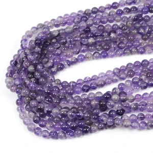Ametyst cieniowany kula gładka ok. 4,5mm