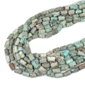 Larimar surowy walec nieregularny ok. 10-14 x 5-8mm