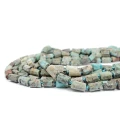 Larimar surowy walec nieregularny ok. 10-14 x 5-8mm