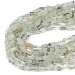 Kwarc z inkluzjami szlifowany walec nieregularny ok. 9-14x6-8mm