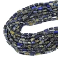 Lapis lazuli szlifowany walec nieregularny ok. 9-12x5-7mm