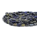Lapis lazuli szlifowany walec nieregularny ok. 9-12x5-7mm