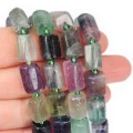 Fluoryt szlifowany walec nieregularny ok. 10-16 x 8-10mm