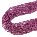 Rubin kula fasetowana ok. 2,5mm
