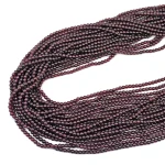 Granat ciemny kula gładka ok. 3mm