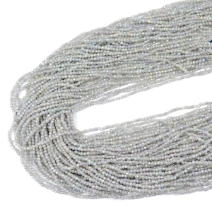 Labradoryt opalizujący kula fasetowana ok. 2mm