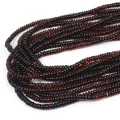Bursztyn ciemny dysk ok. 4x2mm