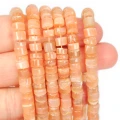Kamień słoneczny jasny nieregularny talarek ok. 6x2-4mm