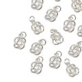 Pleciona zawieszka ok. 12,5x8,5mm [zawieszka srebro 925]